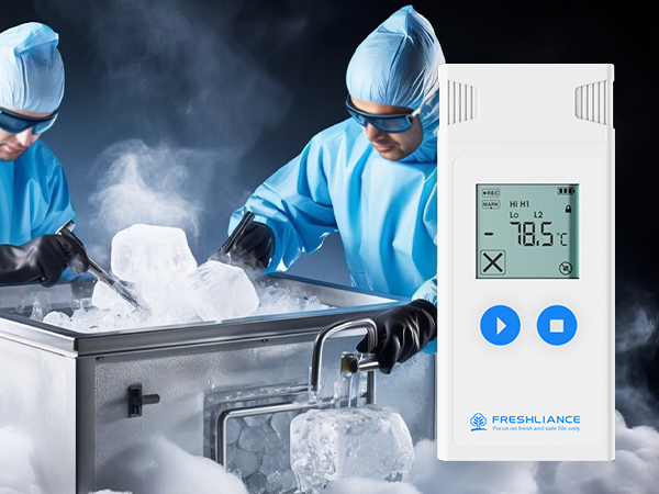 Atlas Log-IUT wiederverwendbarer Temperatur-Datenlogger für Trockeneis
