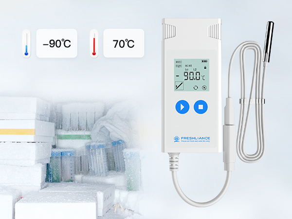 Atlas Log-90 wiederverwendbarer Datenlogger für extrem niedrige Temperatur