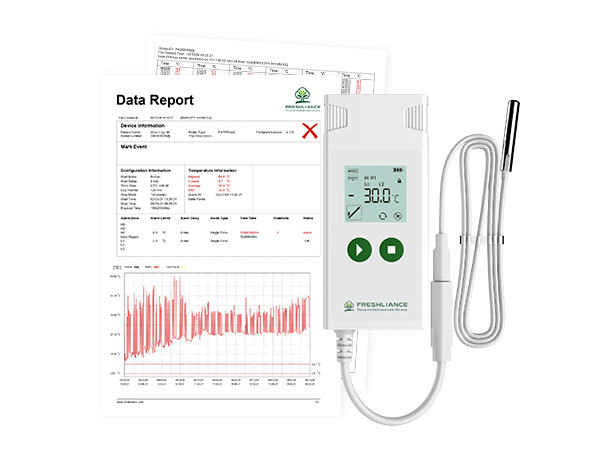 Atlas Log-30 wiederverwendbarer Temperatur-Datenlogger