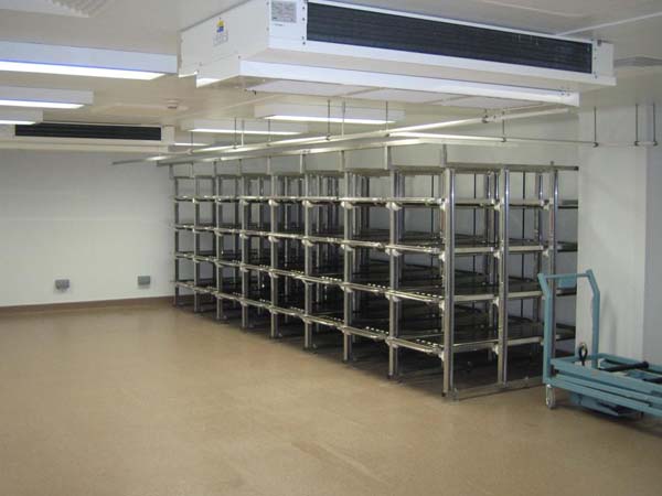 Thermische Kartierung von Kühlräumen mit Bluetooth-Datenloggern